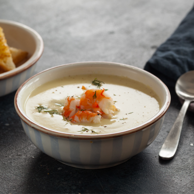 Bildmotiv für CAMBOZOLA Suppe mit Garnelen